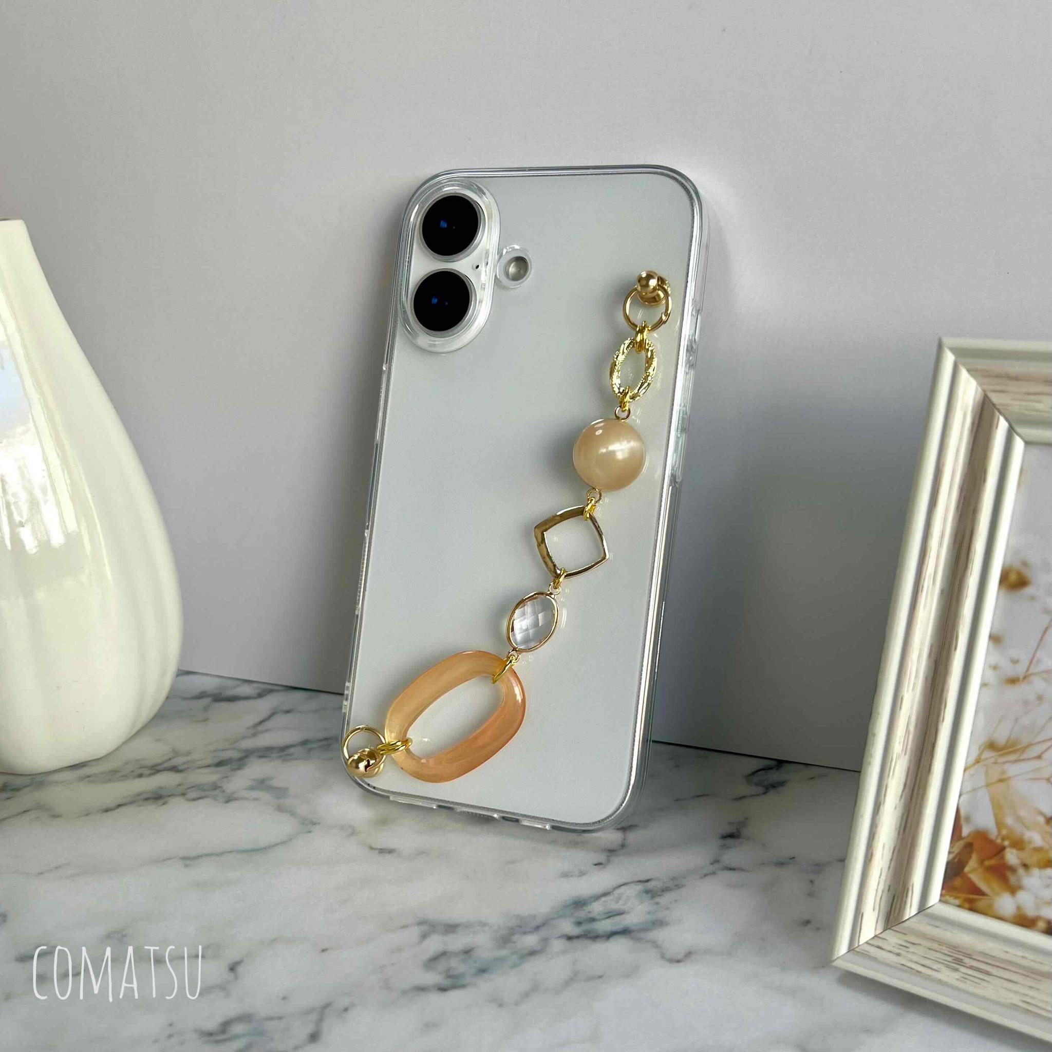 ふんわりColor ハンドホルダースマホケース デザインCharmストラップカバー | 6枚目